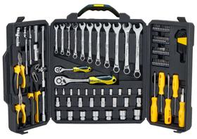 Kit Jogo Ferramentas Com 110 Peças Aço Cromo Vanadio