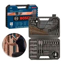 Kit Jogo Ferramentas Completo Brocas Soquete Maleta Bosch