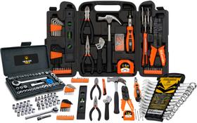 Kit Jogo Ferramentas Maleta 181 Peças + Chaves Combinada