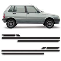 Kit Jogo Friso Lateral Uno 1995 A 2009 4 Portas Fino