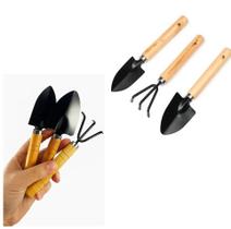 Kit Jogo Jardinagem 3pç Conjunto Mini Ferramentas Plantas
