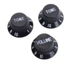 Kit Jogo Knob Botão Volume e Tonalidade Guitarra