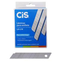 Kit jogo Lamina Para Estilete largo 18mm Com 100 Un - CIS