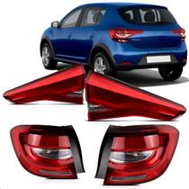Kit Jogo Lanterna Sandero Led 2020 A 2024 Tampa e Mala Kit Jogo Lanterna Sandero Led 2020 A 2024 Tampa e Mala