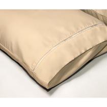 Kit Jogo Lençol Cama Box Casal Queen Solteiro e King Size 400 fios Micropercal 03 Peças Ponto Palito