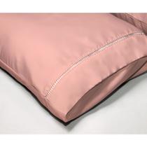 Kit Jogo Lençol Cama Box Casal Queen Solteiro e King Size 400 fios Micropercal 03 Peças Ponto Palito