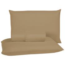 Kit Jogo Lençol Cama Box Queen 400 Fios Aveludado 03 Peças 30CM Altura
