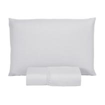 Kit Jogo Lençol Cama Box Solteiro 400 Fios Aveludado 02 Peças 30CM Altura