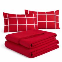 Kit Jogo Lençol Roupa Cama Casal Super King 5 Pçs Elastico Fronha Decoração 200 Fios Toque Seda Luxo