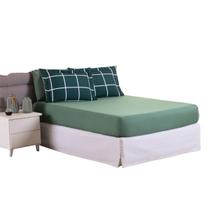 Kit Jogo Lençol Roupa Cama Casal Super King 5 Pçs Macio Elastico Fronha Decorativa Linda Casa Luxo