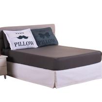 Kit Jogo Lençol Roupa Cama Elastico Casal 5 Pçs Fronha Macio 200 Fios Toque Seda Luxo Simples Basico