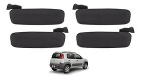 Kit Jogo Maçaneta Externa Novo Uno Vivace 2010 A 2014 4 Pçs