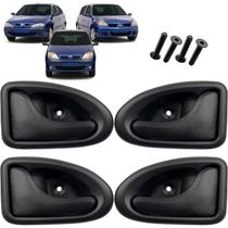 Kit Jogo Maçanetas com Parafusos Puxador Gatilho Portas Clio Scenic Megane Kit Jogo Maçanetas com Parafusos Puxador Gatilho Portas Clio Scenic Megane