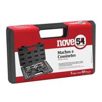 Kit Jogo Macho Cossinete Tarraxa Fazer Rosca Com 40 Peças