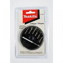 Kit Jogo Makita De Pontas E Bits Para Parafusadeira 7 Pecas