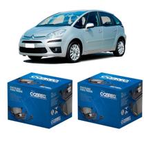 Kit Jogo Pastilha De Freio Dianteira Traseira - C4 Picasso 2.0 2007 A 2013 - N1178 / N1186 / Kit01562 Kit Jogo Pastilha De Freio Dianteira Traseira - C4 Picasso 2.0 2007 A 2013 - N1178 / N1186 / Kit01562