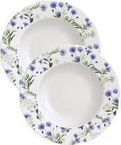 Kit Jogo Prato Raso Jantar 12 Pessoas 12Pçs Ana Alice 27,5cm