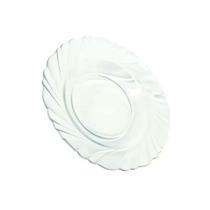 Kit Jogo Pratos Fundo Sopa Transparente 12 Peças 22,5cm