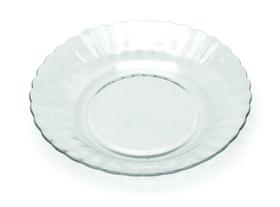 Kit Jogo Pratos Fundo Sopa Transparente 4 Peças 22,4cm Kit Jogo Pratos Fundo Sopa Transparente 4 Peças 22,4cm