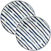 Kit Jogo Pratos Raso Jantar 8pçs 8 Pessoas Margaridas 24cm Kit Jogo Pratos Raso Jantar 8pçs 8 Pessoas Margaridas 24cm