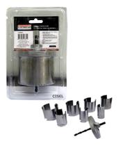 Kit Jogo Serra Copo 2 Polegadas Madeira Gesso Pvc 7 Lâminas Kit Jogo Serra Copo 2 Polegadas Madeira Gesso Pvc 7 Lâminas