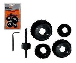 Kit Jogo Serra Copo Profissional 6 Pçs Aço Bestfer Furadeira