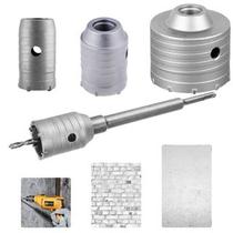 Kit Jogo Serras Copo Concreto Videa Haste Sds - 40mm/60mm/80mm Kit Jogo Serras Copo Concreto Videa Haste Sds - 40mm/60mm/80mm