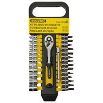 Kit Jogo Soq. Enc 1/4 28 Pc 04 A 14mm Sextavado C/ Bits Bom 2 Un - BOMVINK