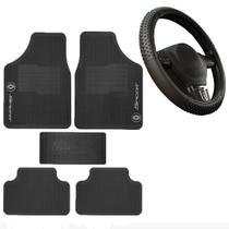kit jogo tapete automotivo carro borracha capa de volante Renault kit jogo tapete automotivo carro borracha capa de volante Renault