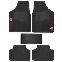 Kit Jogo Tapete Automotivo Carro Borracha Logo Fiat Kit Jogo Tapete Automotivo Carro Borracha Logo Fiat
