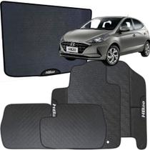 Kit Jogo Tapete Hb20 2020 a 2025 4 Peças + Tapete Porta Malas Emborrachado Carro Personalizado Kit Jogo Tapete Hb20 2020 a 2025 4 Peças + Tapete Porta Malas Emborrachado Carro Personalizado