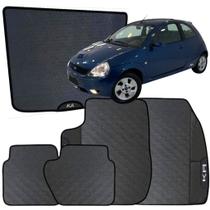 Kit Jogo Tapete Ka 1996 a 2007 4 Peças + Tapete Prota Malas Emborrachado Automotivo Personalizado Kit Jogo Tapete Ka 1996 a 2007 4 Peças + Tapete Prota Malas Emborrachado Automotivo Personalizado