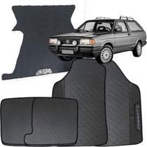 Kit Jogo Tapete Parati 1985 a 1996 4 Peças + Tapete Porta Malas Emborrachado Carro Personalizado Kit Jogo Tapete Parati 1985 a 1996 4 Peças + Tapete Porta Malas Emborrachado Carro Personalizado