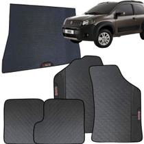kit Jogo Tapete Uno 2011 a 2023 Jogo 4 Peças + Porta Malas Emborrachado Automotivo Personalizado