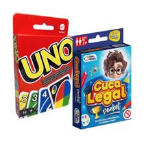 Kit Jogo Uno Cartas + Cuca Legal Pocket Original Baralho
