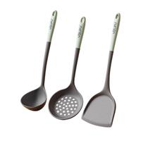 Kit Jogo Utensílios De Cozinha em Silicone Maciço 3 Peças 255º