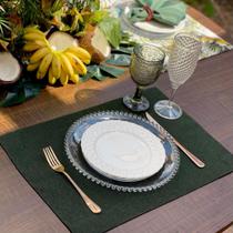 Kit Jogos Americanos com Guardanapos Mesa Tropical Farm Kit Jogos Americanos com Guardanapos Mesa Tropical Farm