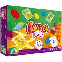 Kit Jogos Classicos Copag Ludo Trilha Sobe e Desce e Dama Domino Baralho Kit Jogos Classicos Copag Ludo Trilha Sobe e Desce e Dama Domino Baralho