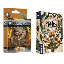 kit Jogos De Cartas Animais Ferozes Similo Jurassic World Tinco Board Game