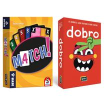 Kit Jogos De Cartas E Estratégia Para Toda Família Dobro 2 Edição Match Board Game