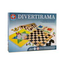 Kit Jogos de Tabuleiro - Clássicos - 4 em 1 - Divertirama - Estrela