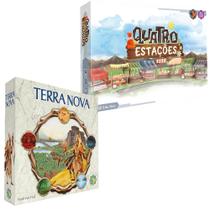 Kit Jogos De Tabuleiro Terra Nova Quatro Estações Tema Fazenda Campo Terras Board Game Estratégia Desafio Kit Jogos De Tabuleiro Terra Nova Quatro Estações Tema Fazenda Campo Terras Board Game Estratégia Desafio