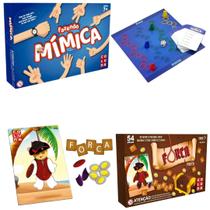 kit Jogos Educativos Fazendo Mimica e Forca Pirata Coluna