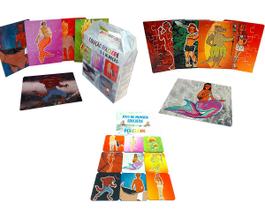 Kit Jogos Educativos Folclore Quebra-cabeça + Jogo memória 10 pares