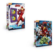 Kit Jogos Educativos Infantil Vingadores Menino Pedagogico