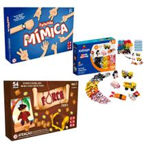 kit Jogos Educativos Mimica, Forca Pirata e Bloco Criativo