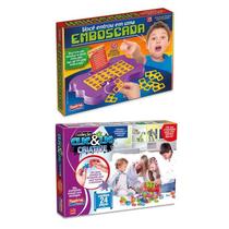 Kit Jogos Emboscada + Clic Lig Montar Raciocínio Educativo Interativo