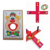 Kit jogos festa junina boca do palhaço + jogo de argolas Kit jogos festa junina boca do palhaço + jogo de argolas