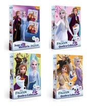 Kit Jogos Frozen Menina Infantil Educativo Pedagogico