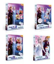 Kit Jogos Frozen Menina Infantil Educativo Pedagogico - Loja Secom